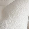 Pair of cream/white soft boucle cushions - Image 3