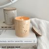 Large lidded candle jar - Cedar & Cotton