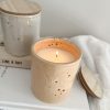Large lidded candle jar - Cedar & Cotton - Image 3