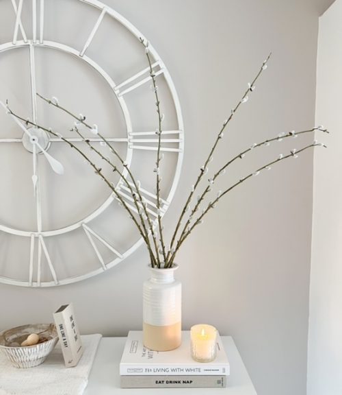 Faux pussy willow stem