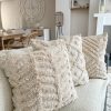 Oversized zigzag stripe cushion - Image 5