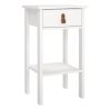 Loft tall bedside table - White