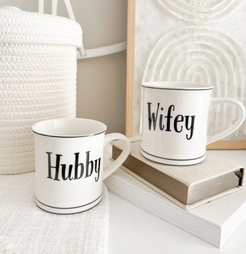 Hubby or Wifey mug