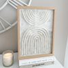 Wooden framed Scandi hand crafted wall art