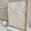 Wooden framed Scandi hand crafted wall art - Image 2