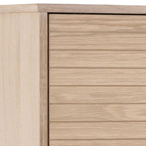 Linley Cabinet with 2 Doors and 4 Shelves in White Oak - Image 6