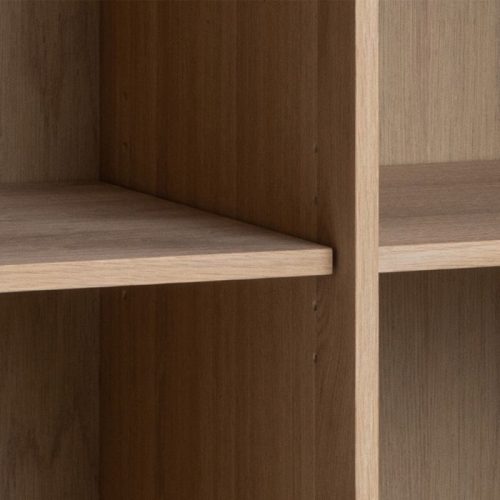 Linley Cabinet with 2 Doors and 4 Shelves in White Oak - Image 7