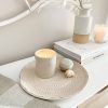 Round wooden display/tray plate
