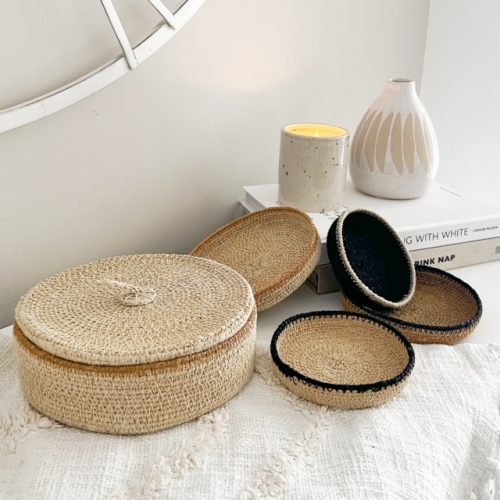 Set of 5 nesting baskets