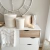 Set of 3 lidded canvas baskets - Image 2
