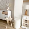 Decorative boho wooden side table - Image 3