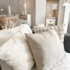Off white Nordic tufted rainbow cushion - Image 3