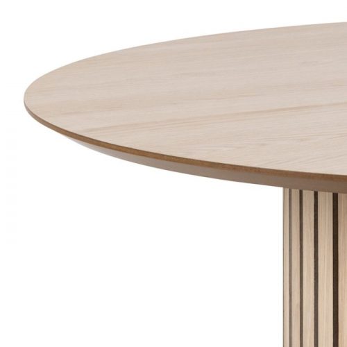 Linley Round Dining Table in White Oak - Image 3