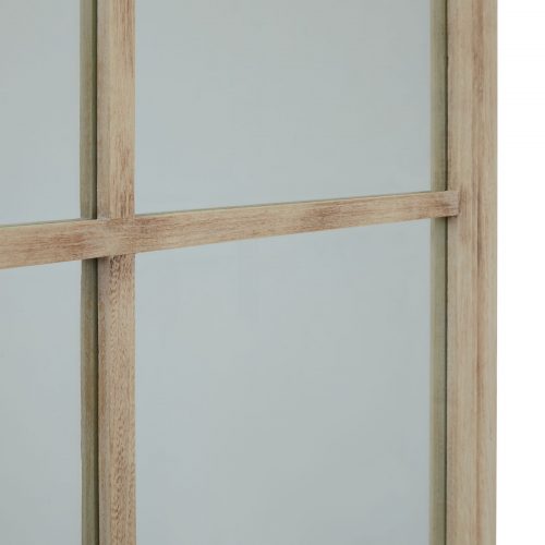 Washed Wood Large Window Mirror - Image 2