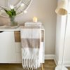 Super soft large two tone throw/blanket - Image 2