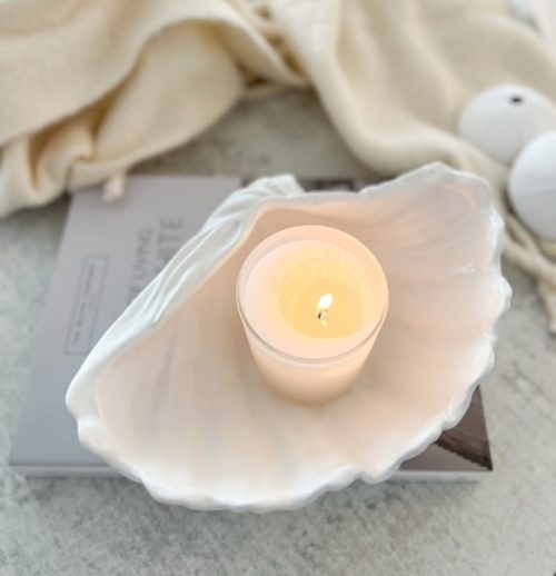 Beautiful large ceramic clam shell - Image 3