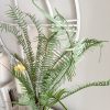 Large white wash potted faux fern - Image 3