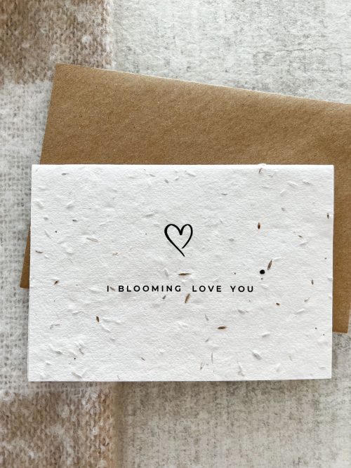 Meadow seed greeting card - Blooming love you