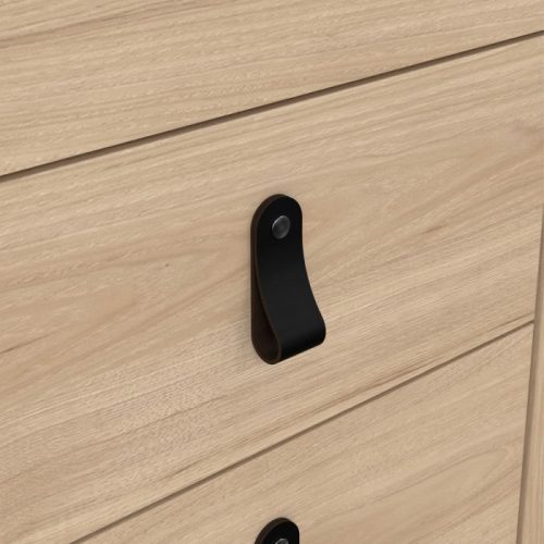 Loft Bedside Table 2 Drawers in Jackson Hickory Oak - Image 2