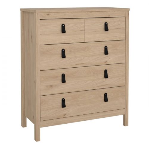 Loft Chest 3+2 Drawers in Jackson Hickory Oak