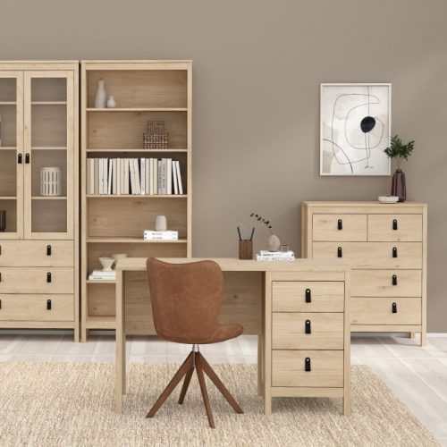 Loft Chest 3+2 Drawers in Jackson Hickory Oak - Image 3