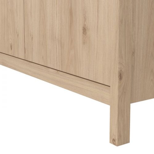 Loft Wardrobe with 2 Doors in Jackson Hickory Oak - Image 3