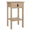 Loft Bedside Table with 1 Drawers in Jackson Hickory Oak