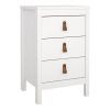 Loft 3 drawer bedside table