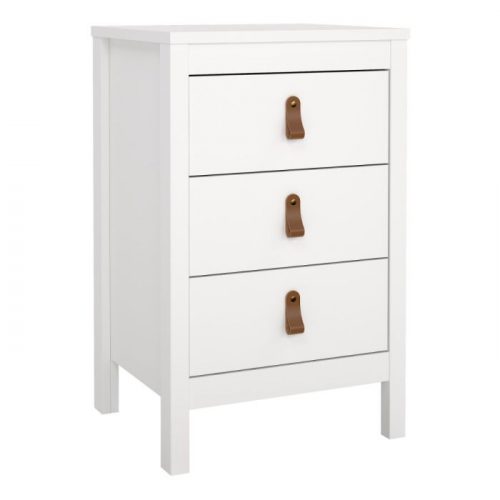 Loft 3 drawer bedside table