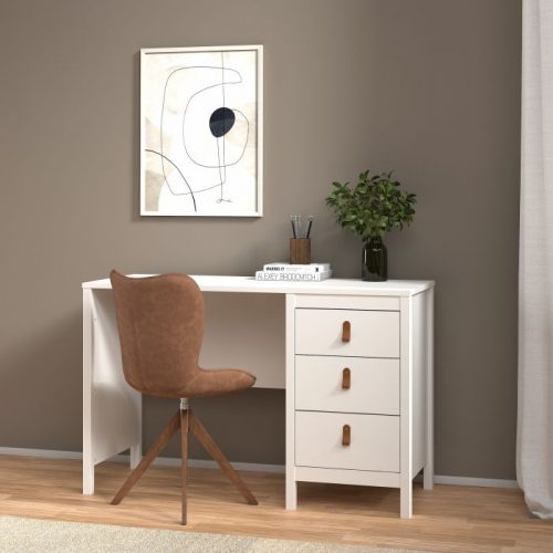 Loft home office desk with 3 drawers - Image 2