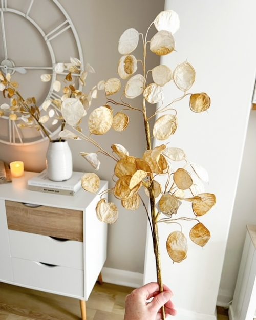 Spray faux honesty stems - Image 2