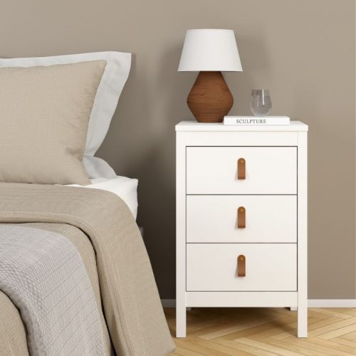 Loft 3 drawer bedside table - Image 2