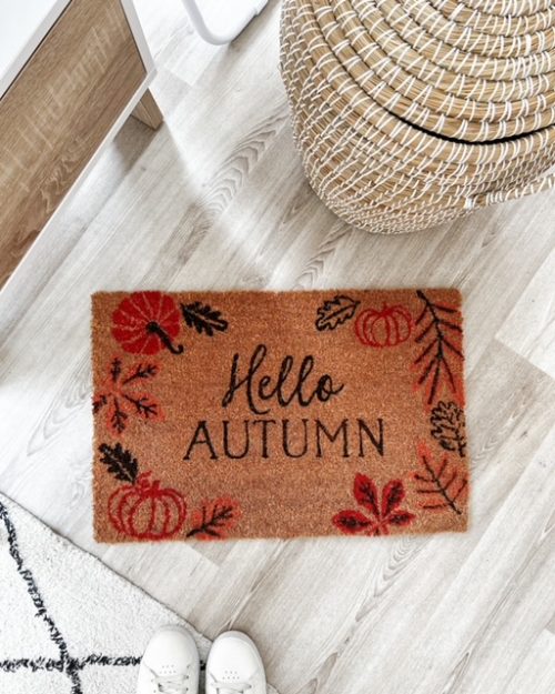Hello Autumn doormat