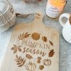 Wooden pumpkin season decorative serving board - Image 2