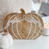 Wooden pumpkin board