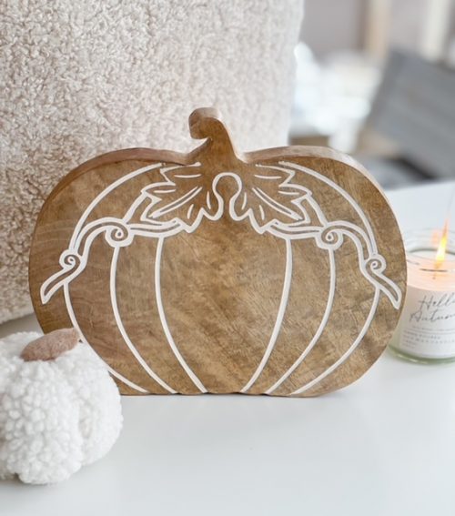 Wooden pumpkin board