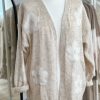 Knit cardigan with white flowers - Image 2