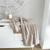 Chunky knit 'circle' natural blanket/throw - Image 2
