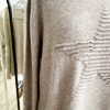 Beautiful soft taupe star jumper - Image 3