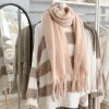 Softest oversized blanket scarf - Warm cream