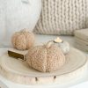 Small softest taupe boucle pumpkin - Image 4