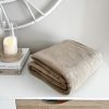 Super snuggly taupe blanket/throw - Image 4