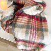 Beautiful warming tone tartan throw/blanket - Image 2
