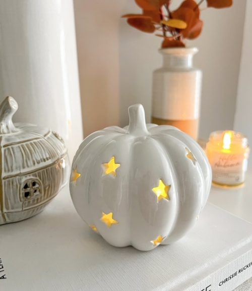 Star cut out pumpkin - 2 sizes - Image 4