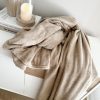 Super snuggly taupe blanket/throw - Image 2