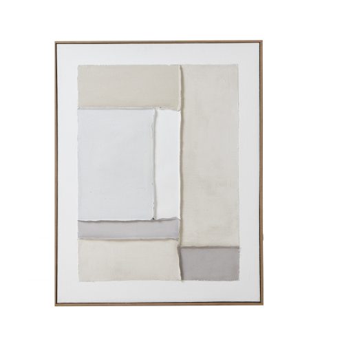 Pair of Contempo Alpha & Beta Framed Painting On Canvas - Image 8