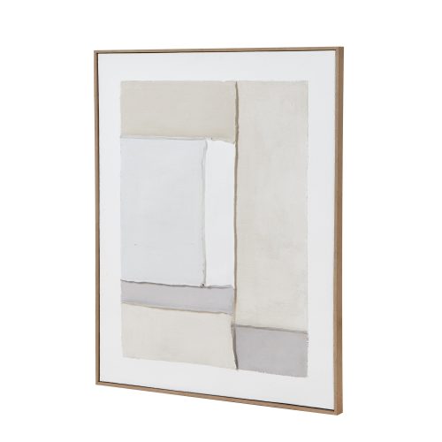 Pair of Contempo Alpha & Beta Framed Painting On Canvas - Image 9