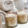 Large glass luxury cashmere scented candle