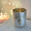 Silver glass furcone candle holder - Image 4