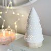 Ceramic light up tree on wooden base - Image 4
